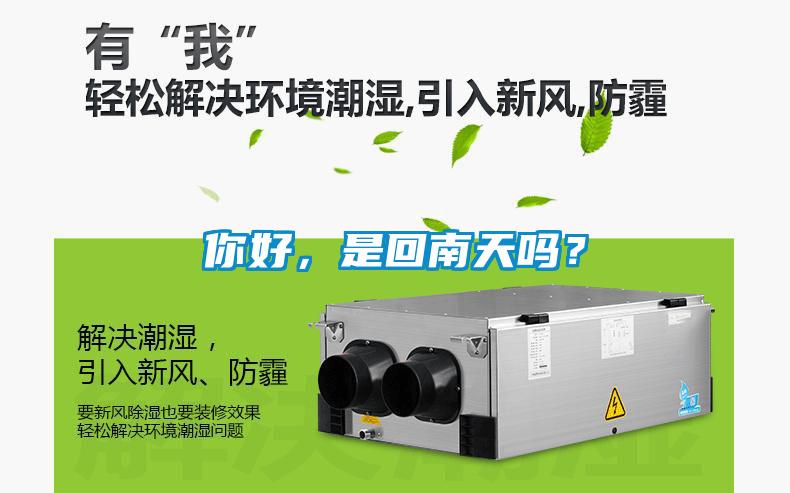 你好，是回南天嗎？