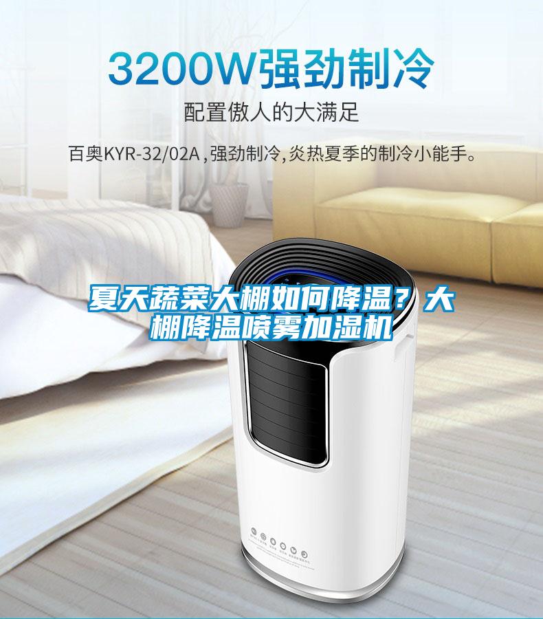 夏天蔬菜大棚如何降溫？大棚降溫噴霧加濕機