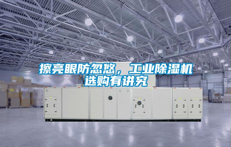 擦亮眼防忽悠，工業除濕機選購有講究