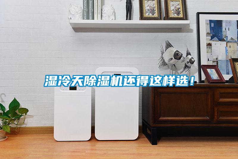 濕冷天除濕機還得這樣選！