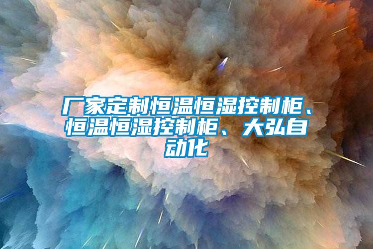 廠家定制恒溫恒濕控制柜、恒溫恒濕控制柜、大弘自動化