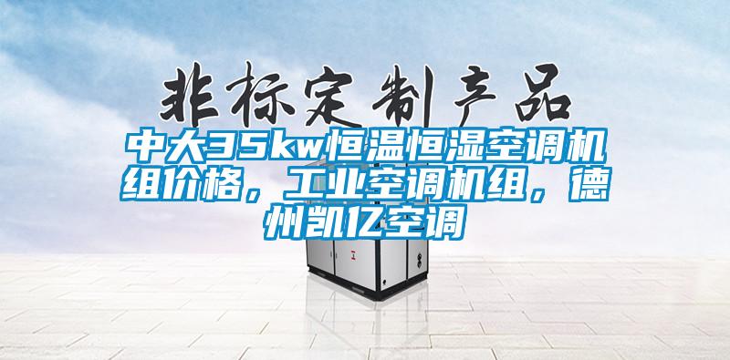 中大35kw恒溫恒濕空調機組價格，工業空調機組，德州凱億空調