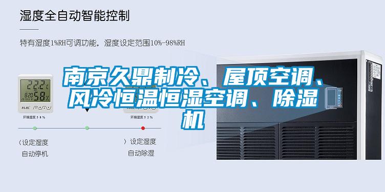 南京久鼎制冷、屋頂空調(diào)、風(fēng)冷恒溫恒濕空調(diào)、除濕機