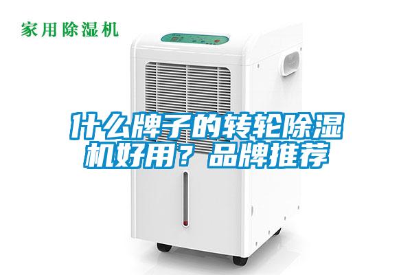 什么牌子的轉輪除濕機好用？品牌推薦