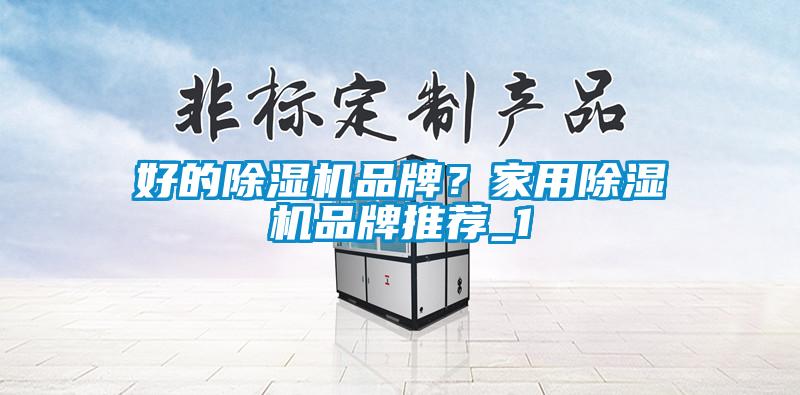 好的除濕機品牌？家用除濕機品牌推薦_1