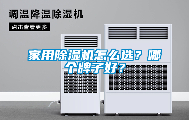 家用除濕機怎么選？哪個牌子好？