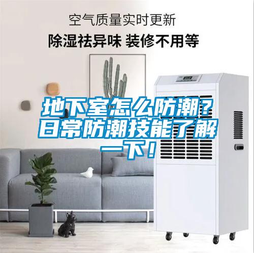 地下室怎么防潮？日常防潮技能了解一下！