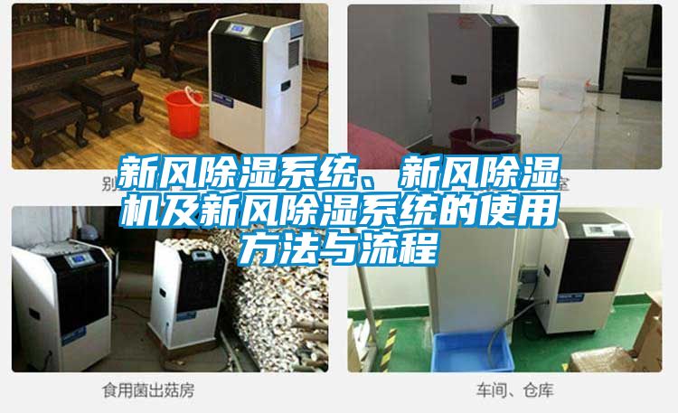 新風除濕系統、新風除濕機及新風除濕系統的使用方法與流程