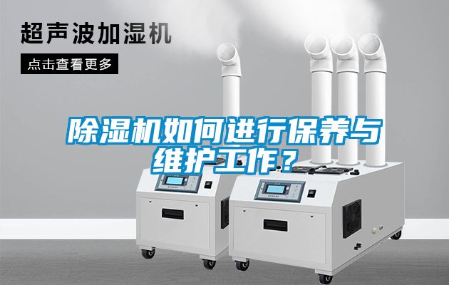 除濕機如何進行保養與維護工作？