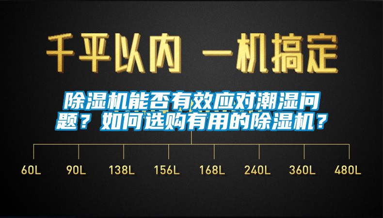 除濕機能否有效應對潮濕問題？如何選購有用的除濕機？