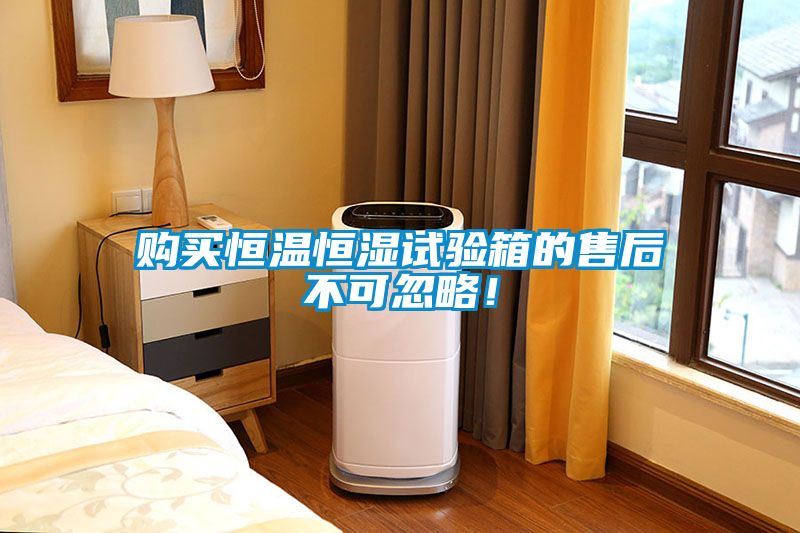 購(gòu)買恒溫恒濕試驗(yàn)箱的售后不可忽略！