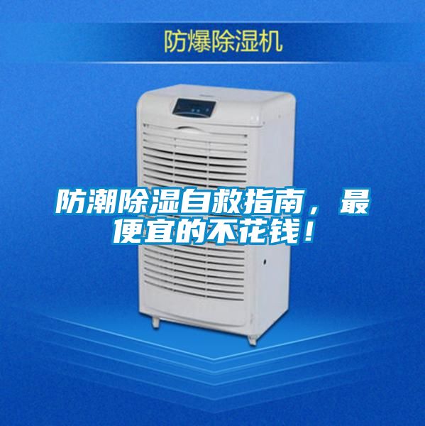 防潮除濕自救指南，最便宜的不花錢！
