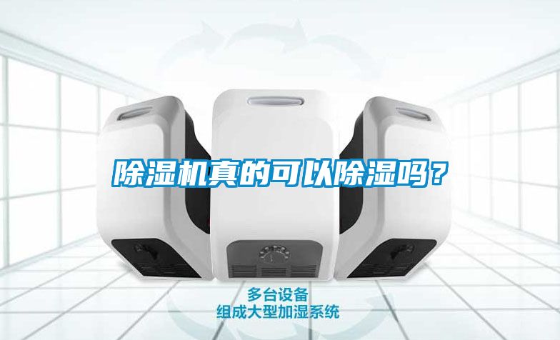 除濕機真的可以除濕嗎？